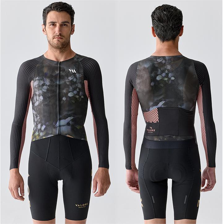 Long Sleeve Summer Cycling Jersey Mens