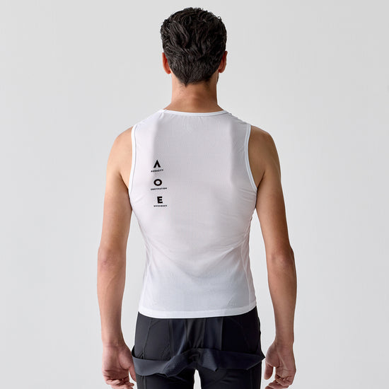 white cycling base layer