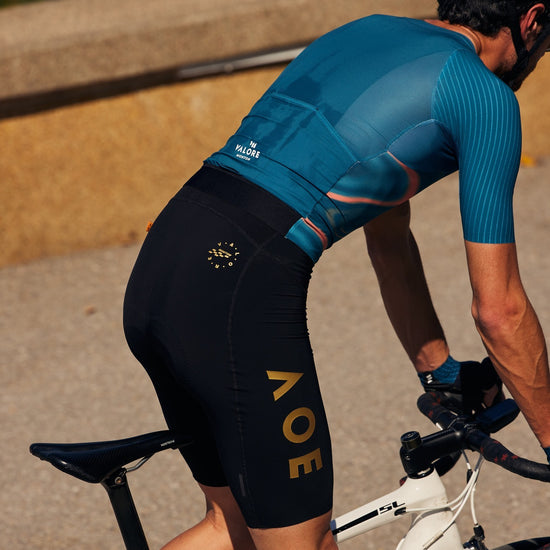 black cycling bib shorts