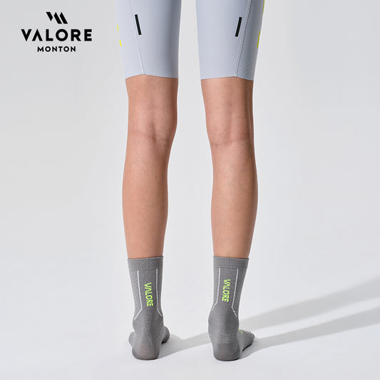 gray cycling socks