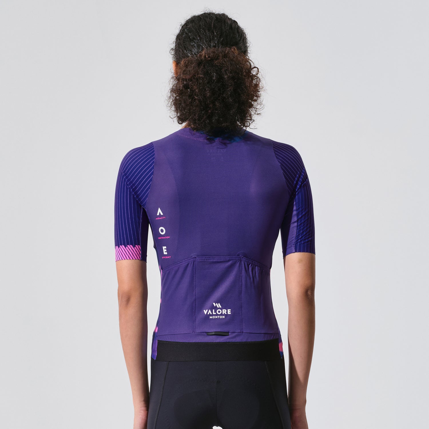 purple cycling jersey