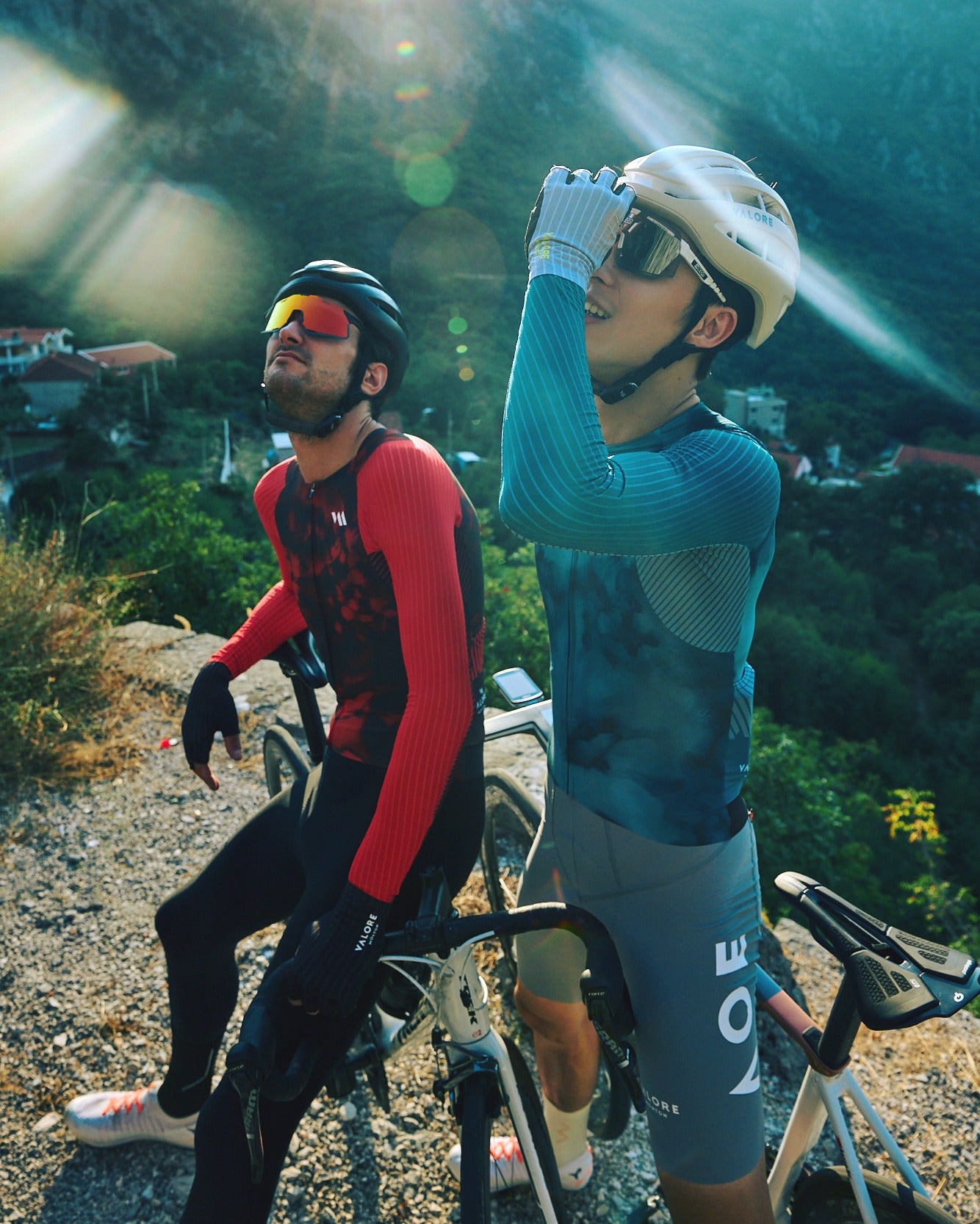 long sleeve summer cycling jersey