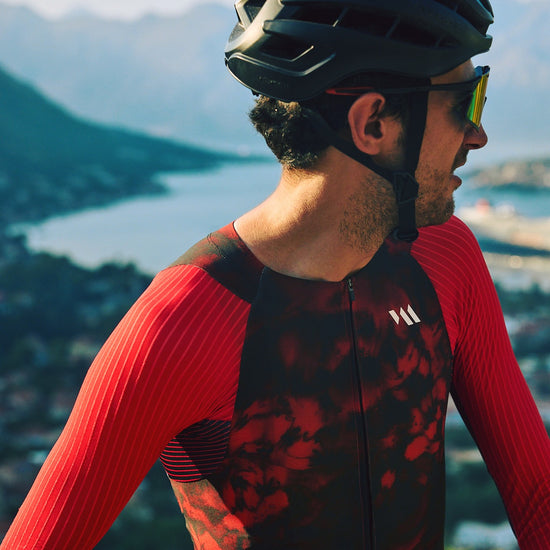 long sleeve cycling jersey for hot weather