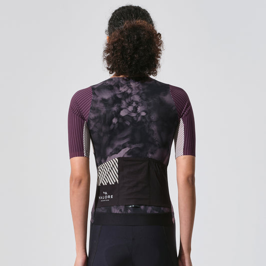 purple cycling jersey