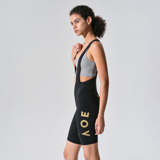 black cycling bib shorts