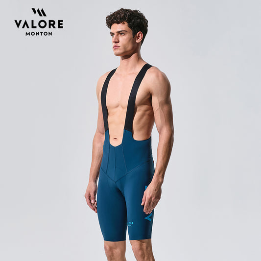 VALORE MONTON Mens Bib Shorts Nuova Luna Blue Sapphire