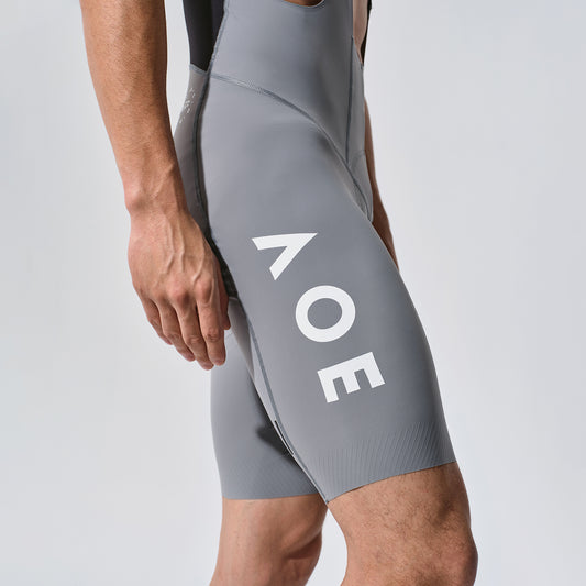 grey cycling bib shorts