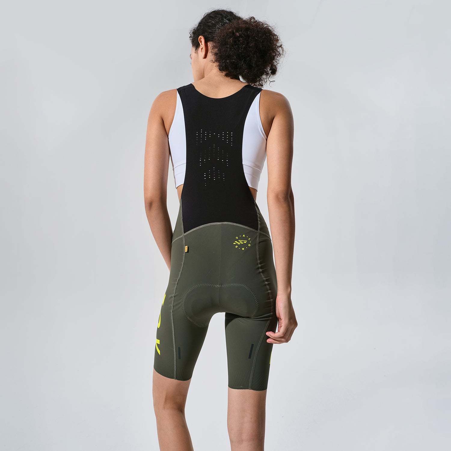 Army Green cycling bib shorts