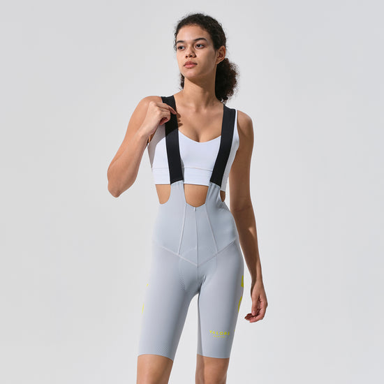 grey cycling bib shorts