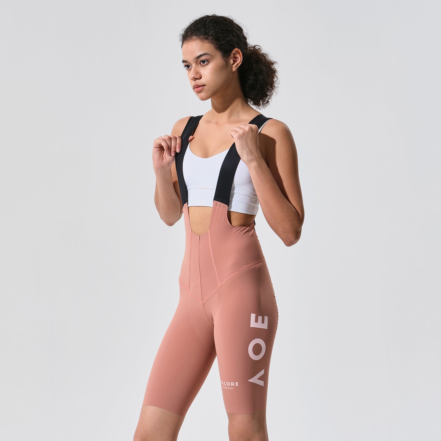 pink cycling bib shorts