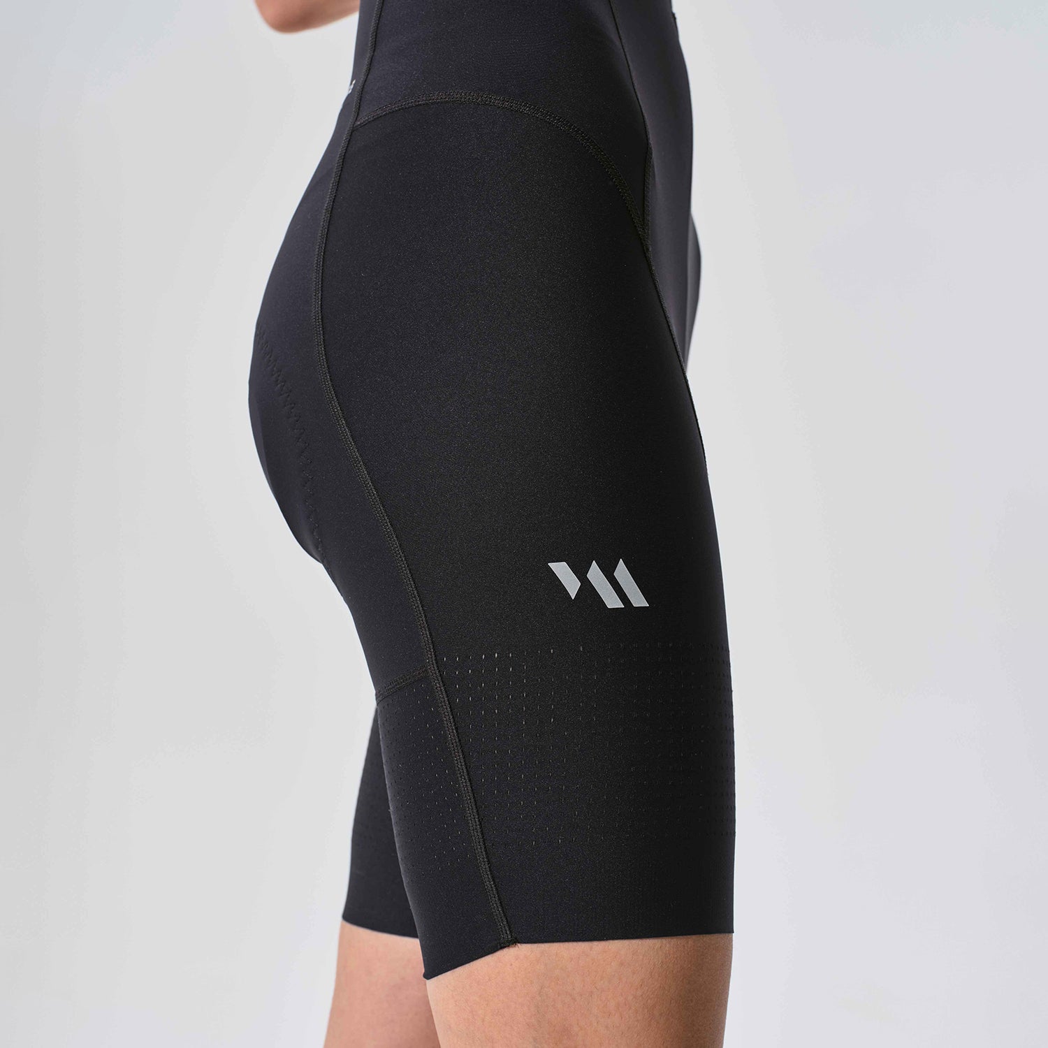 black cycling bib shorts