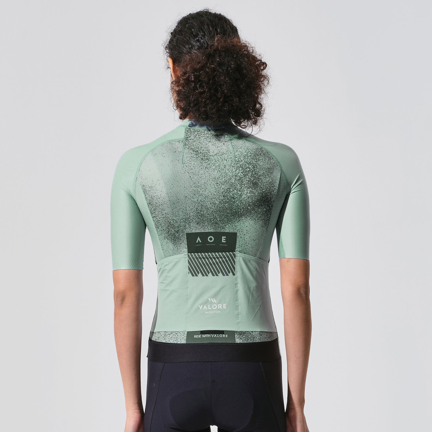 green cycling jersey