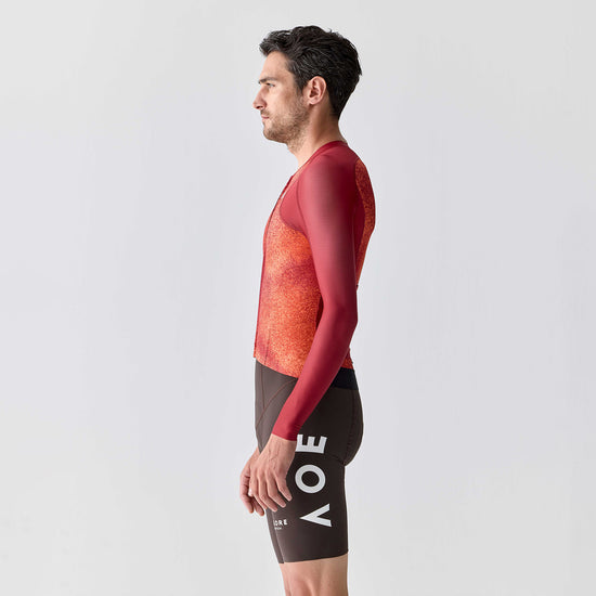 summer long sleeve cycling jersey